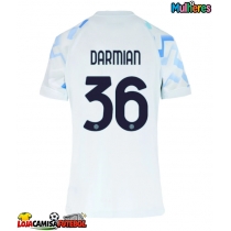 Camisa de Futebol Inter Milan Matteo Darmian #36 Equipamento Secundário Mulheres 2025-26 Manga Curta